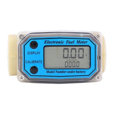 1  Digital for Turbine Flow Meter Gas Oil Fuel Flowmeter Pump Flow Meter Die sel