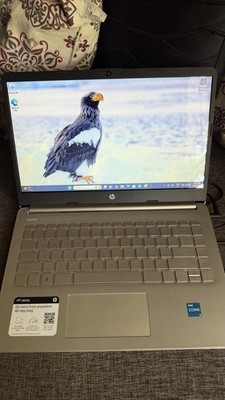 HP 14'' Laptop, Intel Core i3-1115G4, 4GB Ram, 128G S, Natural Silver, Windows 11