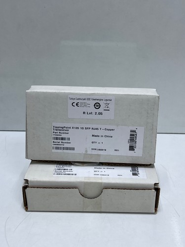 (LOT 2 PCS)HP ABCU-5730RZ-TP1 TippingPoint X126 1G SFP RJ45 T-Copper TPNN0054 - 第 1/7 張圖片