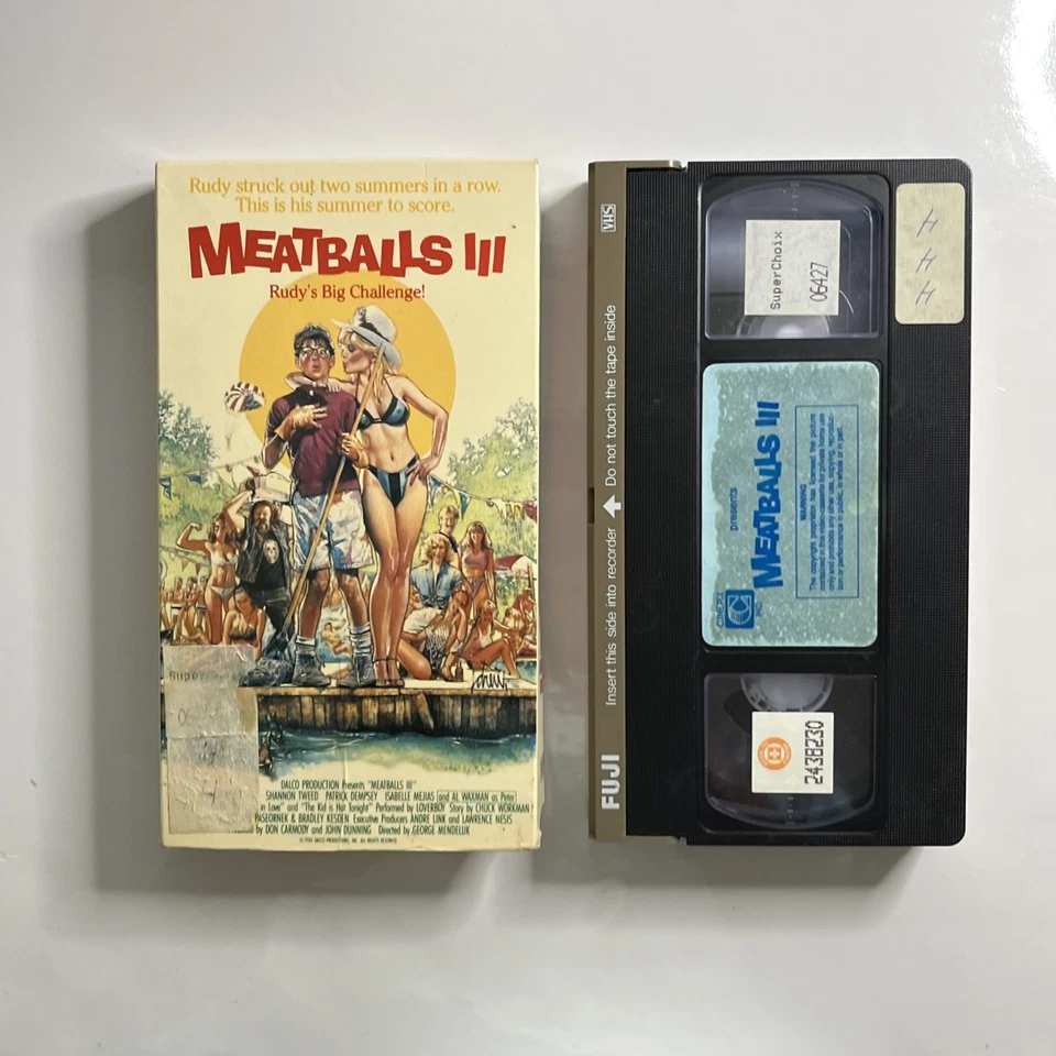 Meatball 3 (VHS, Rare Oop) Tested & Working Perfectly! - Image 4 of 4