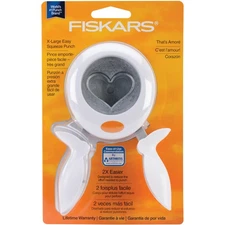 Fiskars Squeeze Punch X-Large-Heart, 2"