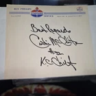 KANSAS CITY CHIEFS/DALLAS TEXANS GREAT CURTIS MCCLINTON AUTOGRAPH