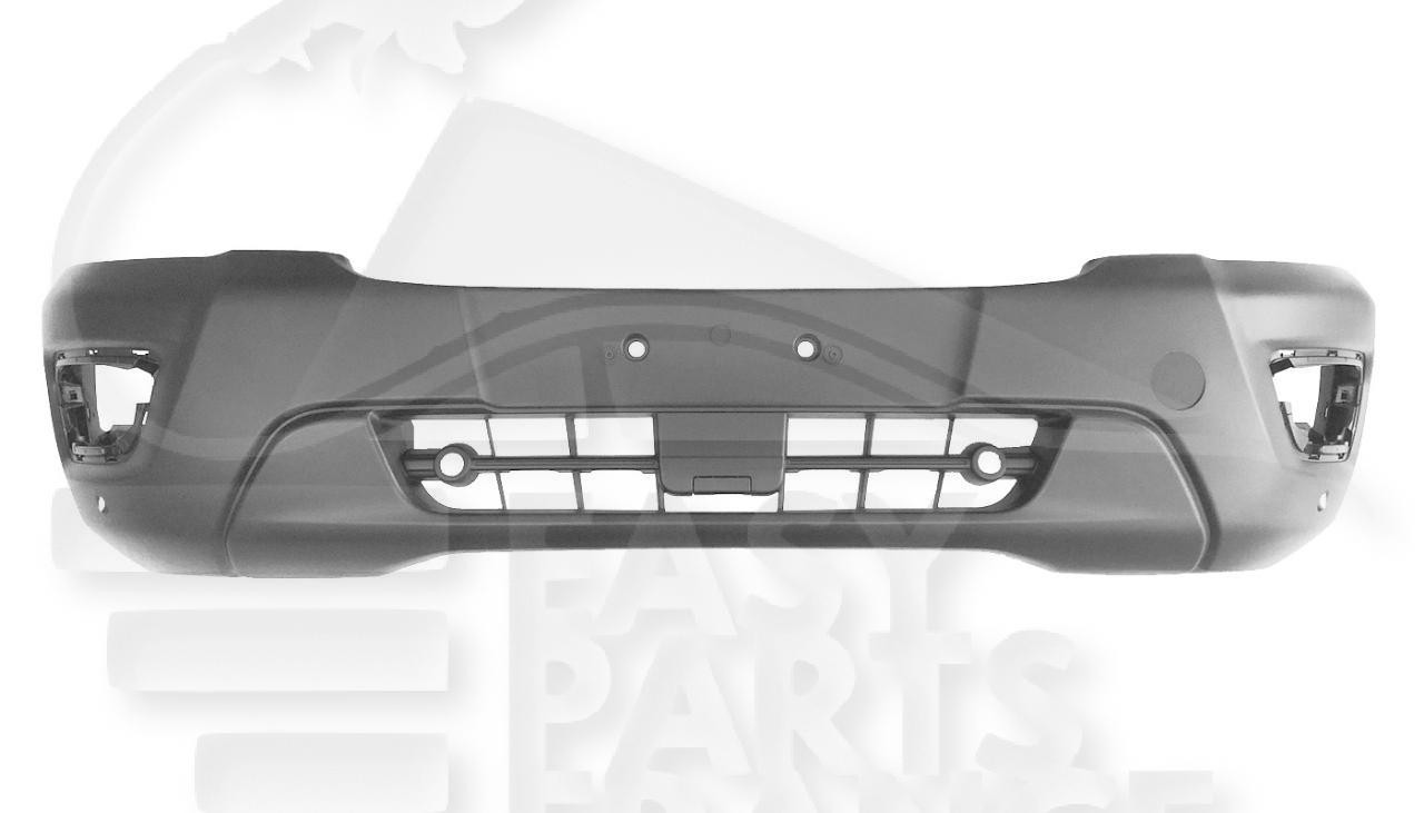 Pare-choc avant prêt à peindre avec trous Park Assist pour Transit MK8