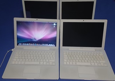 4x Apple Macbook A1181 - ohne Akku - funktionsfähig