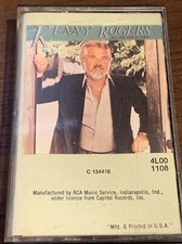 KENNY ROGERS - SHARE YOUR LOVE - Cassette Tape 1981 Rock Folk Country Rare - b26