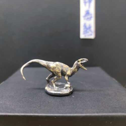 Table déco pour marionnette ancienne modèle de dinosaure en cuivre pur Tyrannosaurus Rex - Photo 1 sur 6