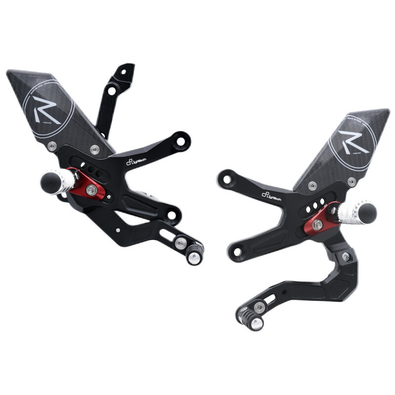 Lightech R Version Footrest System Footrests Suitable for Kawasaki
