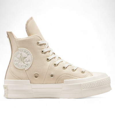 Converse Chuck 70 Plus Hi Metal Rings Shoes Miso Glaze Brown A11176C Women's
