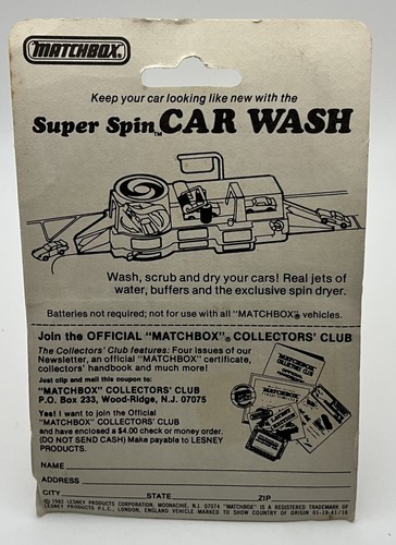 1982 Matchbox Lesney Superfast Revin’ Rebel #1 - White Roof - Picture 8 of 8