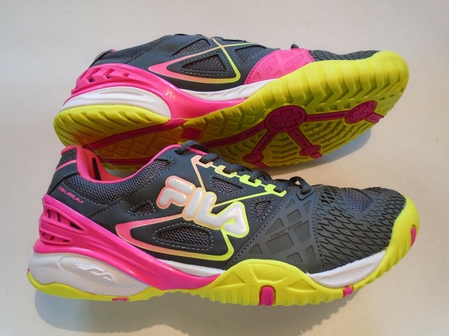 fila cage delirium womens tennis shoe