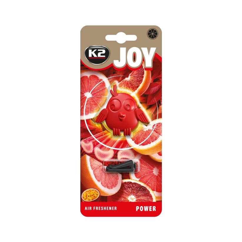 K2 JOY Car Vent Air Freshener Diffuser Clip On Vent Owl GRAPEFRUIT - POWER view 2