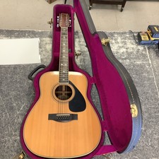 Yamaha Fg 612s 12-string Acoustic Guitar 1980s Taiwan W/ Gibson Hard Case