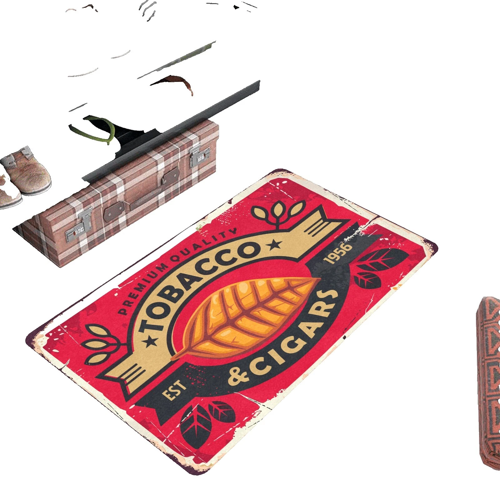 Dormitorio TV, películas y música Puerta tapetes y alfombras de piso