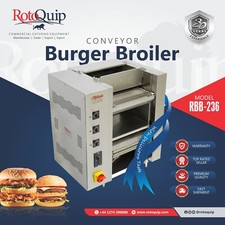 BURGER GRILL AUTOMATIC GRILL CONVEYOR GRILL FOR CHEESE BURGER CHICKEN FILLET ETC