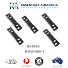 <!--F#f_0-->CUPBOARD & DOOR LOCK STRIKERS 5 PACK BLACK 6mm HIGH FOR CARAVAN STRIKER PLATES<!--F/-->