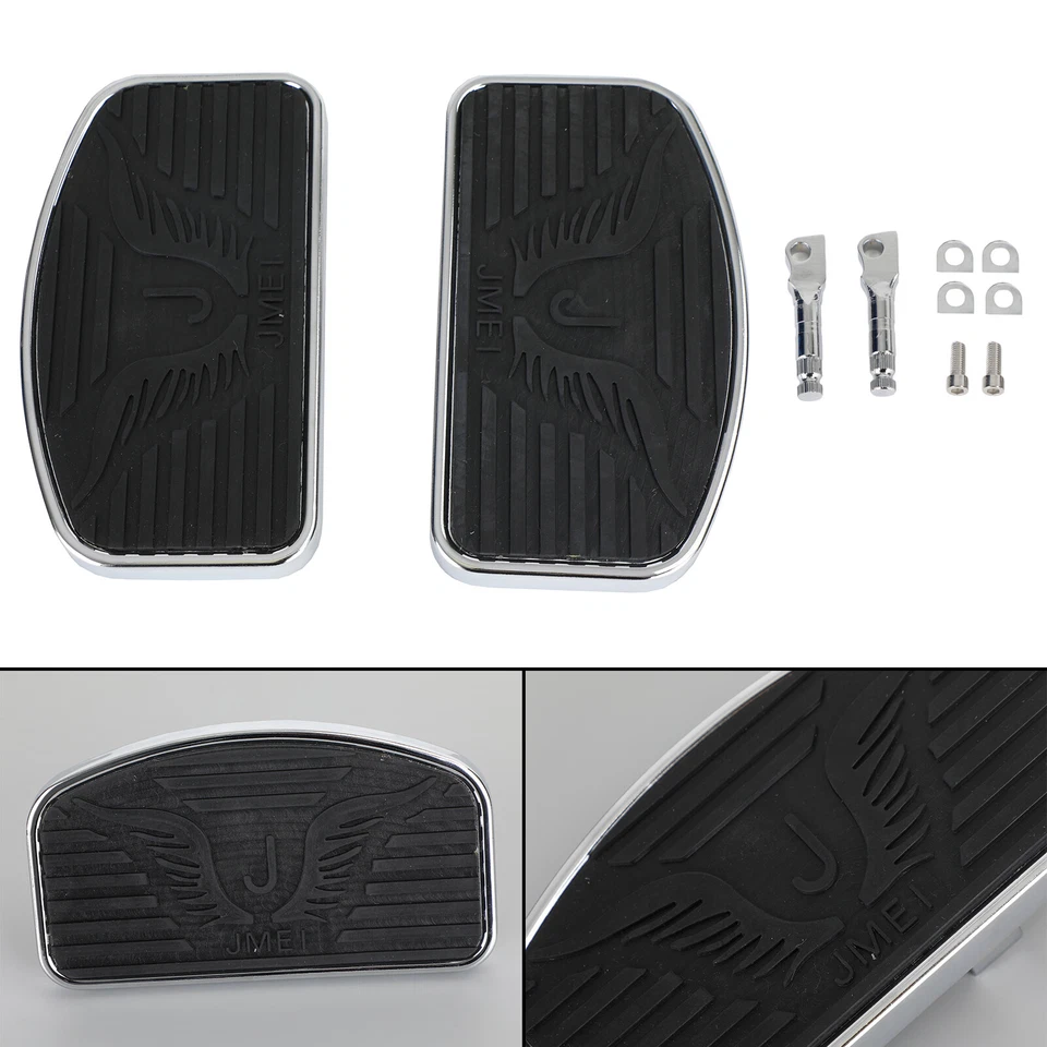 Rear Floorboard Footboard fit for Dyna Sportster Touring Softail CVO FLHX Foto 2 de 4
