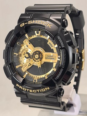 Casio G Shock Ga 110gb 1aer Black Gold 5146 Genuine Ga110 Ga110gb Mint Unworn Ebay