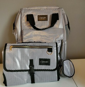 vinyl diaper bag