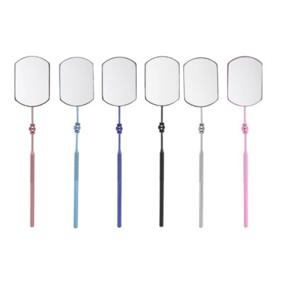 Multifunction Lash Mirror Stainless Steel Eyelashes Makeup Mirror for Checking