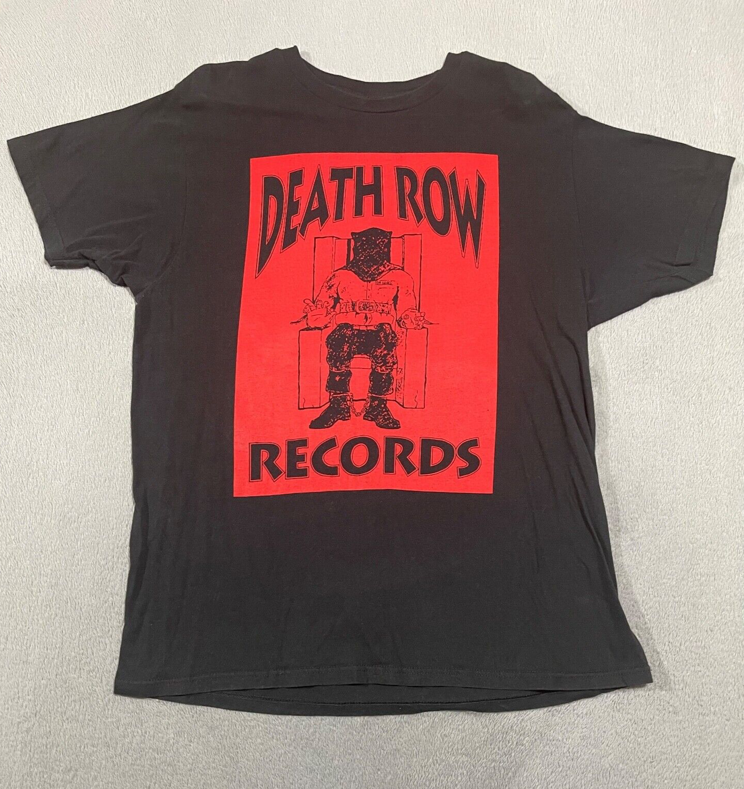 FILA Maglietta Death Row Records Ripple Junction Cali Rap Hip Hop Radio Vintage L NWA