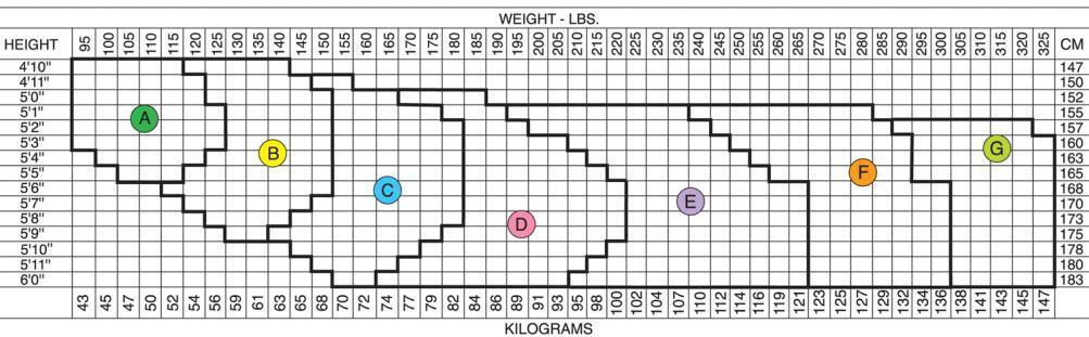 Spanx Higher Power Size Chart