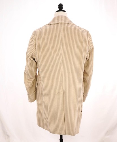 $2,000 ELEVENTY - Cotton Beige Double Breasted Corduroy Coat - 40 US - Picture 9 of 9