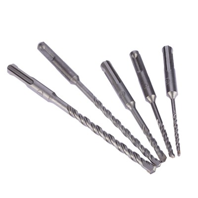 5pcs/set 2 Slots SDS Shank Elektrohammerbohrer Set SDS PLUS Bohrhammer P2G4