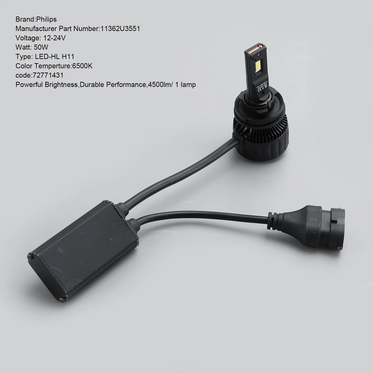 Philips led top hl h11