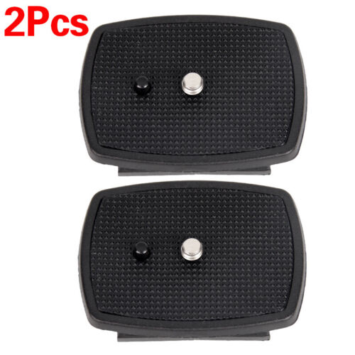 2x 42MM Quick Release Plate Tripod Mount Head For Digital DSLR Camera Velbon UK - Picture 5 of 7