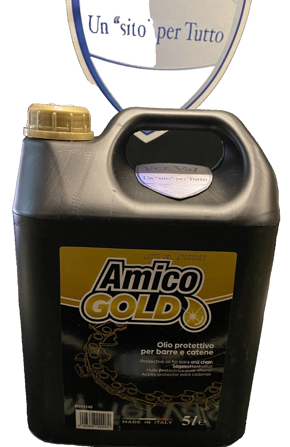 AMICO GOLD PROTETTIVO  OLIO CATENA MOTOSEGA 5 LT. ANTIGELIVO -16° COD.R314145