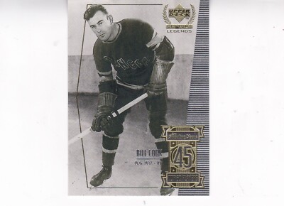 1999-00 Upper Deck Century Legends #45 Bill Cook New York Rangers | eBay