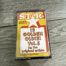 12 GOLDEN OLDIES VOL 5 By The Original Artists Cassette Tape