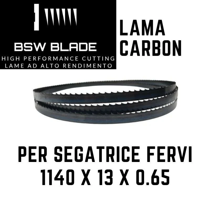 BSW BLADE Lama a nastro 1140x13x0.65 per segatrici FERVI N180 N181
