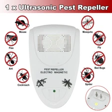 Electronic Pest Control Rat Spider Roaches Ultrasonic Repeller Home Bug Reject