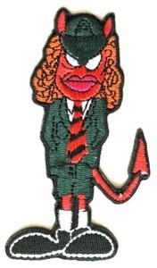 AC/DC Angus Patch [Memorabilia] Logo Emblem Devil Horns ACDC Patches | eBay