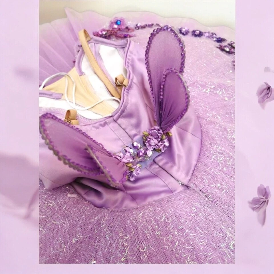 Ballet Tutu Pancake Lilac fairy Dancewear professional ballerina adult girls - Image 4 of 4