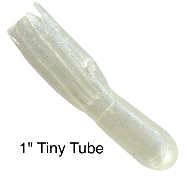 1 Tiny Tube Crappie Jig Skirts 100pk Black/Chartreuse 1 Tiny Tube Crappie Jig Skirts 100pk Black/Chartreuse