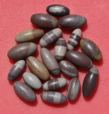  TWENTY Shiva Lingams from India