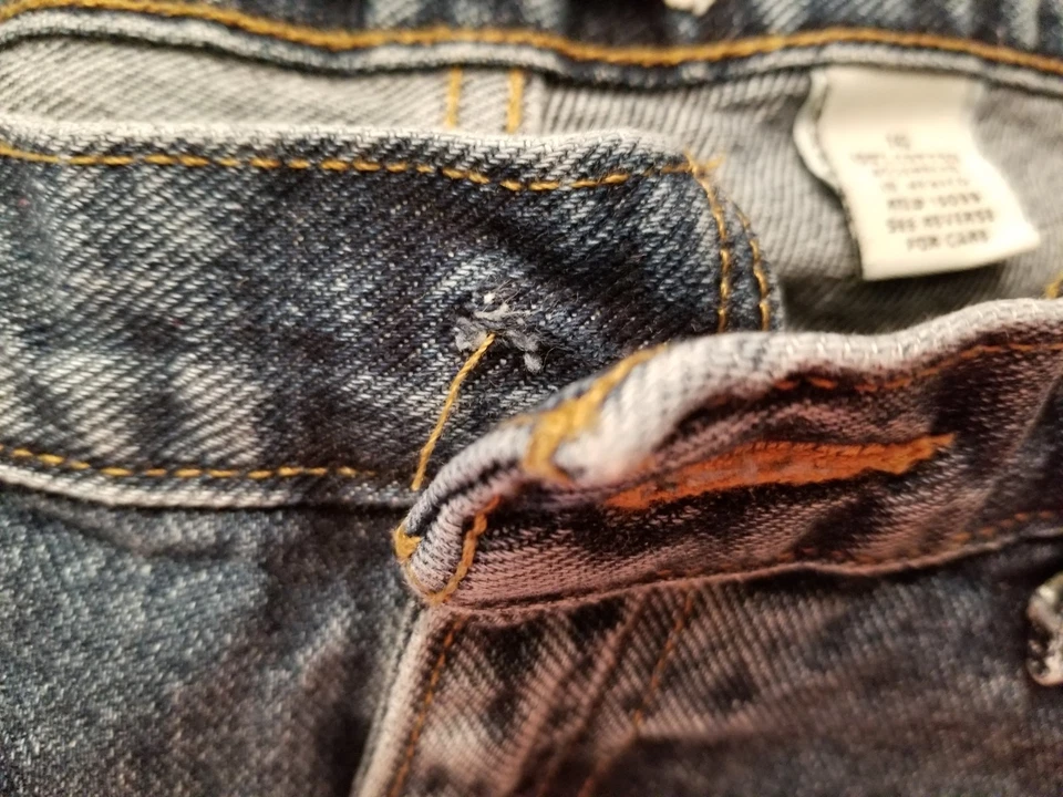 Pantalones de mezclilla Crossroads para mujer talla 16 azul bootcut Foto 3 de 4