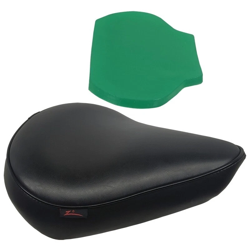 Assento solo clássico grande montado em mola para Harley Yamaha Chopper Bobber XS650 - Imagem 4 de 4