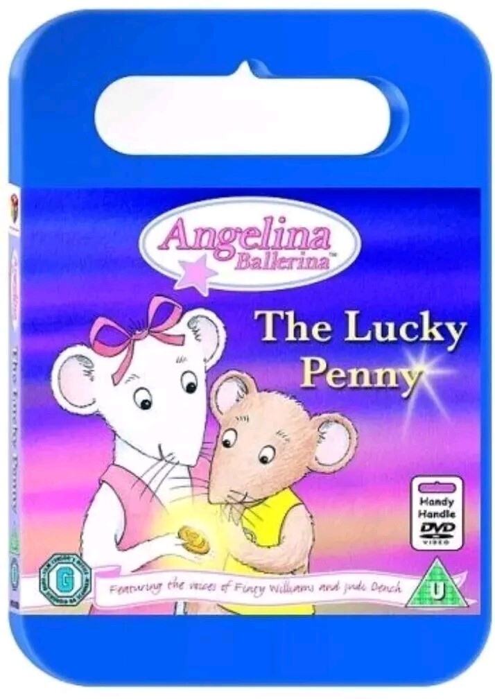 ANGELINA BALLERINA THE LUCKY PENNY DVD NEW NOT SEALED CARRY ME CASE #PB
