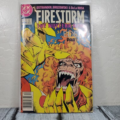 DC Comics Firestorm The Nuclear Man #78 1988 Vintage Comic Book Sleeved Boarded