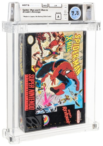 Spider-Man X-Men Arcade's Revenge SNES Super Nintendo Manual Only