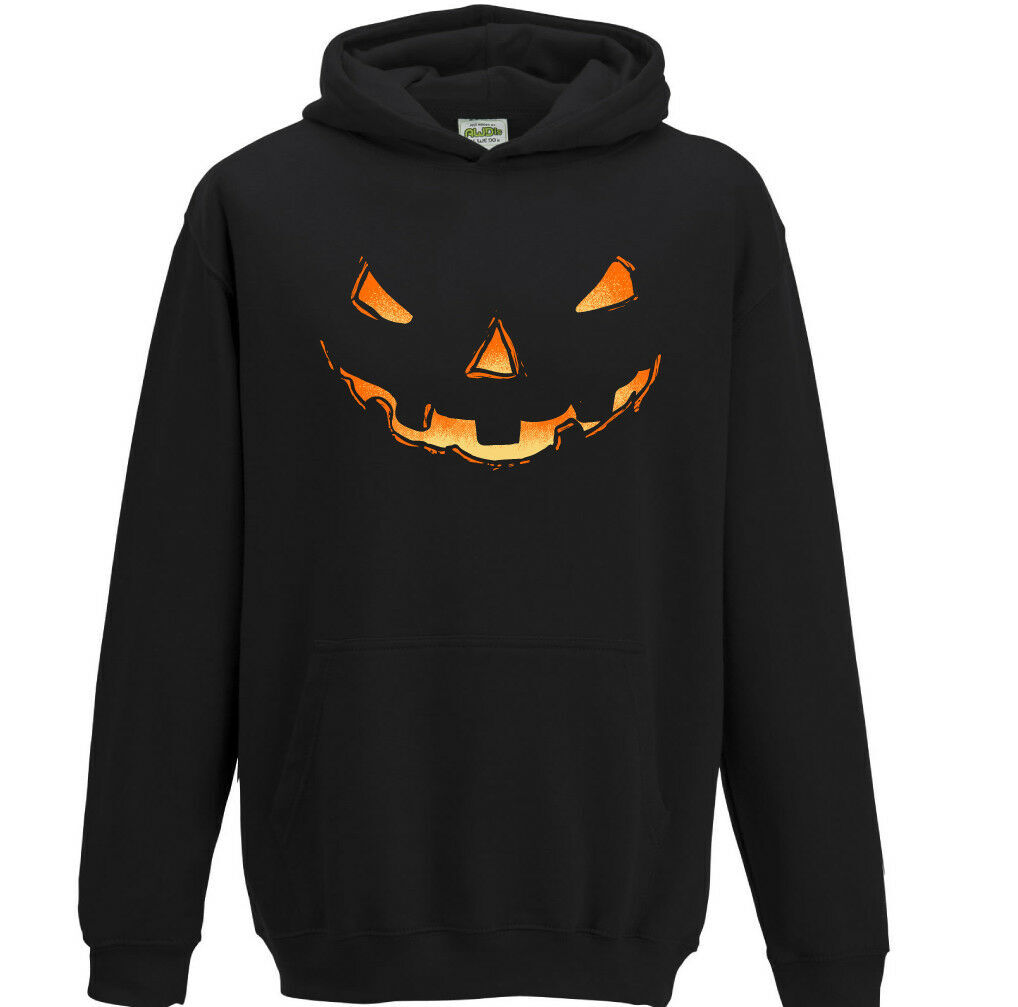 Calabaza Sonrisa Infantil Divertido Disfraz de Halloween Sudadera Espeluznante