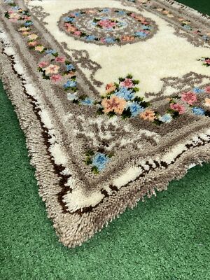RARE Vtg Mid Century Modern retro 1960s-70s MCM Wall Rya RUG 53 X