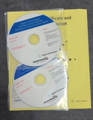Agilent NIST 2008 Spectral Library p/n: G1033-64000 w/ License | eBay