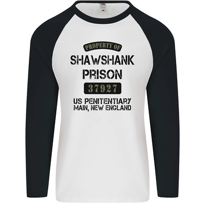 Property of Shawshank Prison Movie 90's Herren L/S Baseball T-Shirt