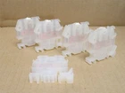 250093 Old-Stock; Square D 9080GR6 Lot-5 Solderless Terminal Blocks; 60A; 600V