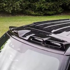 BLACK QUAD LED ROOF LIGHT POD FIT LAND ROVER DISCOVERY 3 4 L319 LR3 LR4 2004-16