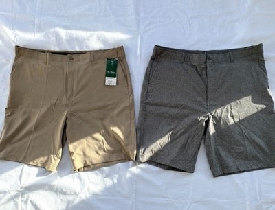 2 fabrikneue Ben Hogan Golf Shorts Bermudas in 46 khaki und dunkelgrau Stretch